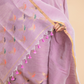 Baby Pink Cotton Linen 2-Piece Set Kurti & Dupatta (UNSTITCHED) - 105