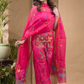 Peach Pink Jamdani 2-Piece Set Kurti & Dupatta (UNSTITCHED) -675