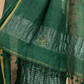 Pine Green Linen X Linen 2-Piece Set Kurti & Dupatta (UNSTITCHED) - 028
