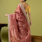 Fancy Blended Saree | Dusty Rose