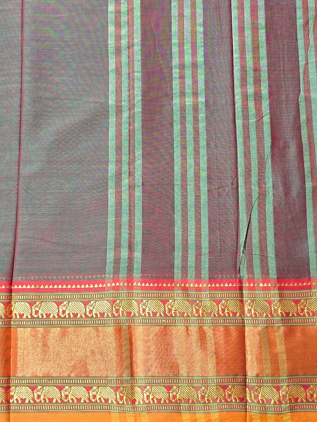 Narayanpet Cotton Saree - Grey