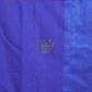 Silk Jamdani Saree With Burgundy Indigo Blue - 157