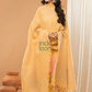 Honey Yellow | Handloom Jamdani Linen Unstitched 2-Piece Kurti