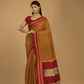 Pure Ilkal Saree With Dijon yellow and Red border - 045