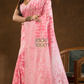 Chanderi Cotton Ethnic Motifs Saree | Rose Pink