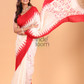 Matka Silk Saree With Snow White - 135