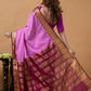 Classic Mysore Semi Silk Saree | Lavender Magenta