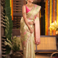 Patra Prabha - Leaf-toned silk with koorai butta and temple zari