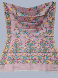 Handwoven Pure Handwoven Pure Muslin Saree  |  Baby Pink