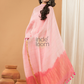 Peach Pink color  Jamdani 2-Piece Set Kurti & Dupatta (UNSTITCHED) - 165