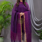 Wine Purple Linen X Linen 2-Piece Set Kurti & Dupatta (UNSTITCHED) - 129