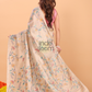 Tussar Jamdani Saree With Burgundy Pale Brown - 160