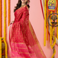 Classic Mysore Semi Silk Saree | Crimson Red