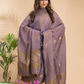Pale Brown Tissue Linen 2-Piece Set Kurti & Dupatta (UNSTITCHED) - 107