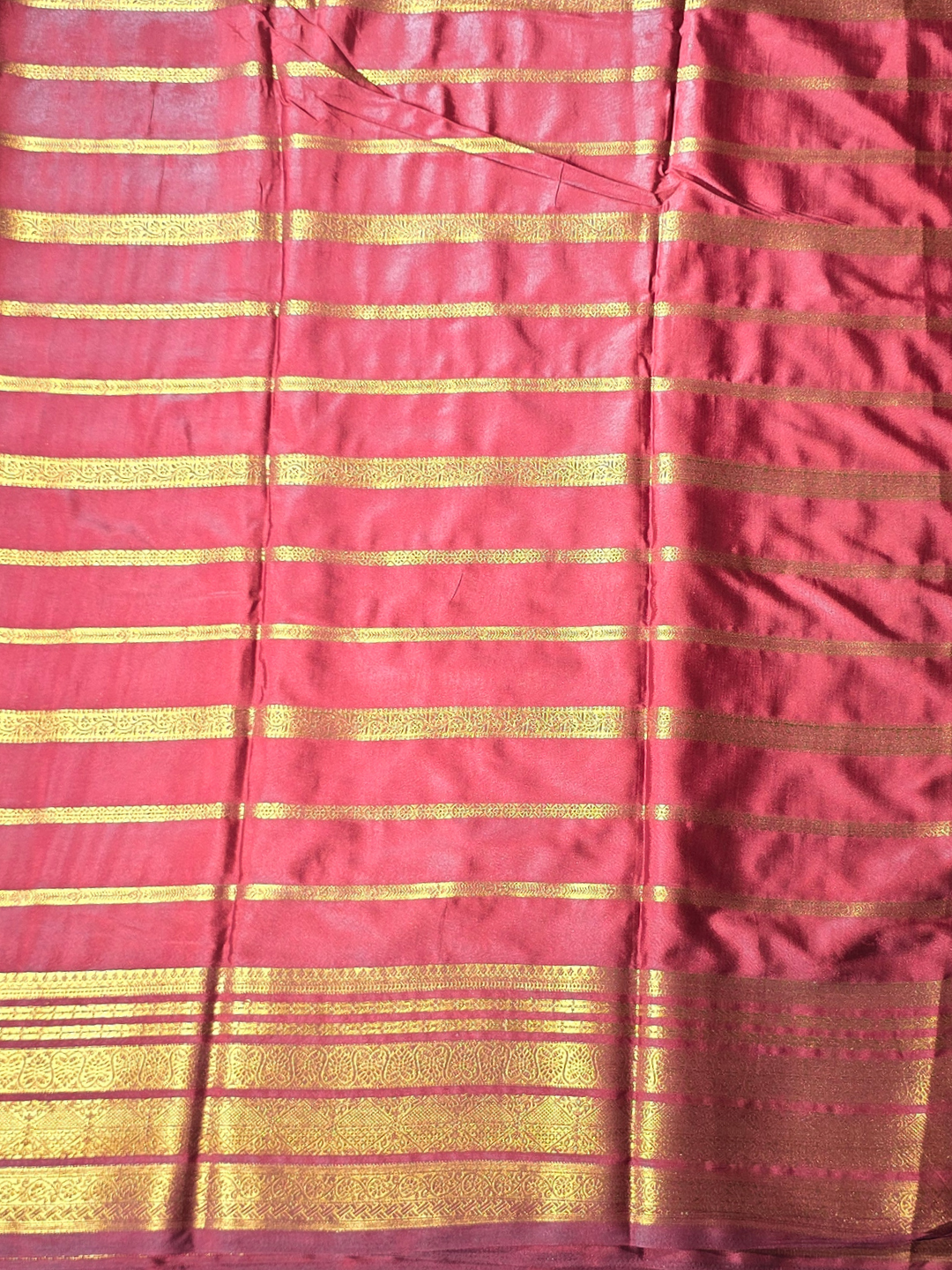 Classic Mysore Silk Saree  |  Parrot Green