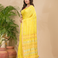 Matka Silk Jamdani Saree With Golden Yellow - 020