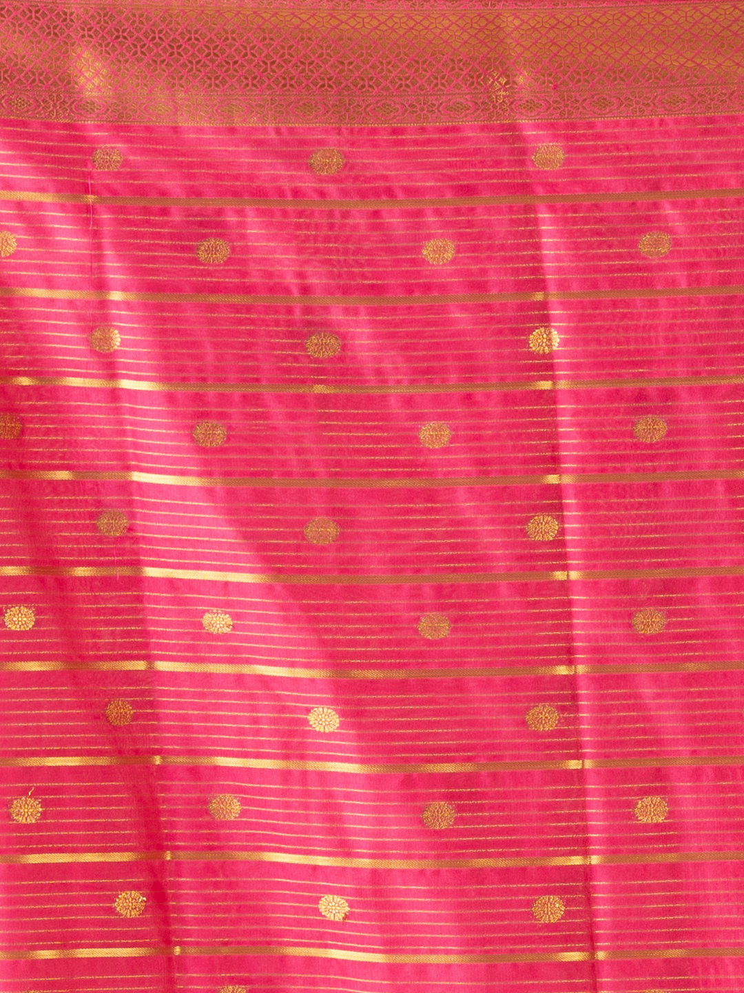 Classic Mysore Semi Silk Saree | Crimson Red