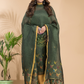 Dark Green Cotton Linen 2-Piece Set Kurti & Dupatta (UNSTITCHED) - 031