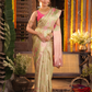 Patra Prabha - Leaf-toned silk with koorai butta and temple zari