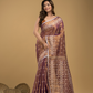 Tissue Silk Jamdani Saree Coffe Brown -044