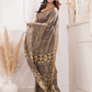 Ajrakh Exclusive Designer Modal Silk in Camel Brown - 050