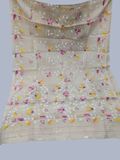 Handwoven Pure Handwoven Pure Muslin Saree  |  Honey Yellow