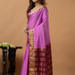 Classic Mysore Semi Silk Saree | Lavender Magenta