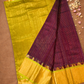 Handloom Handloom Silk Cotton Saree  |  Burgundy Red