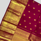 Handwoven Pure Gadwal Silk Saree  |  Berry Pink