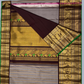 Pure Handwoven Gadwal Silk Saree Gray-203