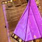 Kanjivaram Saree With Bright Purple