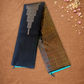 Silk Mark Certified Handloom Kanjivaram Silk Saree  |  Midnight Black