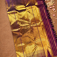 Silk Mark Certified Handloom Kanjivaram silk Saree  |  Grape Purple