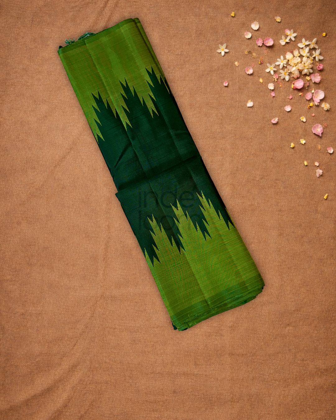 Silk Mark Certified Handloom Kanjivaram Silk Saree  |  Deep Teal