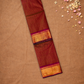 Silk Mark Certified Handloom Kanjivaram Silk Saree  |  Brick Red