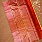 Silk Mark Certified Handloom Kanjivaram Silk Saree  |  Golden Yellow