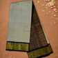 Pure Handloom Korvai Saree | Pale White