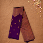 Silk Mark Certified Handloom Kanjivaram Silk Saree  |  Indigo Purple