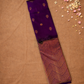 Silk Mark Certified Handloom Kanjivaram Silk Saree  |  Indigo Purple