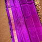 Silk Mark Certified Handloom Kanjivaram Silk Saree  |  Indigo Purple