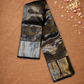 Silk Mark Certified Handloom Kanjivaram Silk Saree  |  Slate Grey