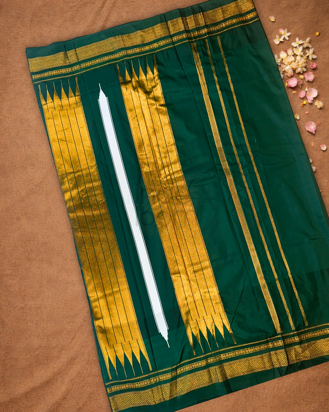 Traditional viscose Saree  |  Burnt Orange