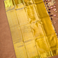 Silk Mark Certified Handloom Kanjivaram Silk Saree  |  Mustard Yellow