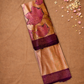 Silk Mark Certified Handloom Kanjivaram Silk Saree  |  Burgundy Red