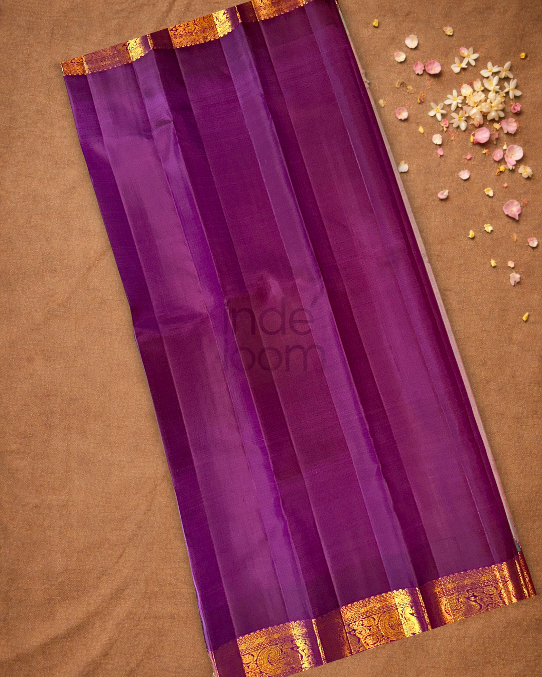 Handloom Kanjivaram Silk Saree  |  Lilac Purple