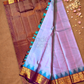 Handloom Kanjivaram Silk Saree  |  Lilac Purple