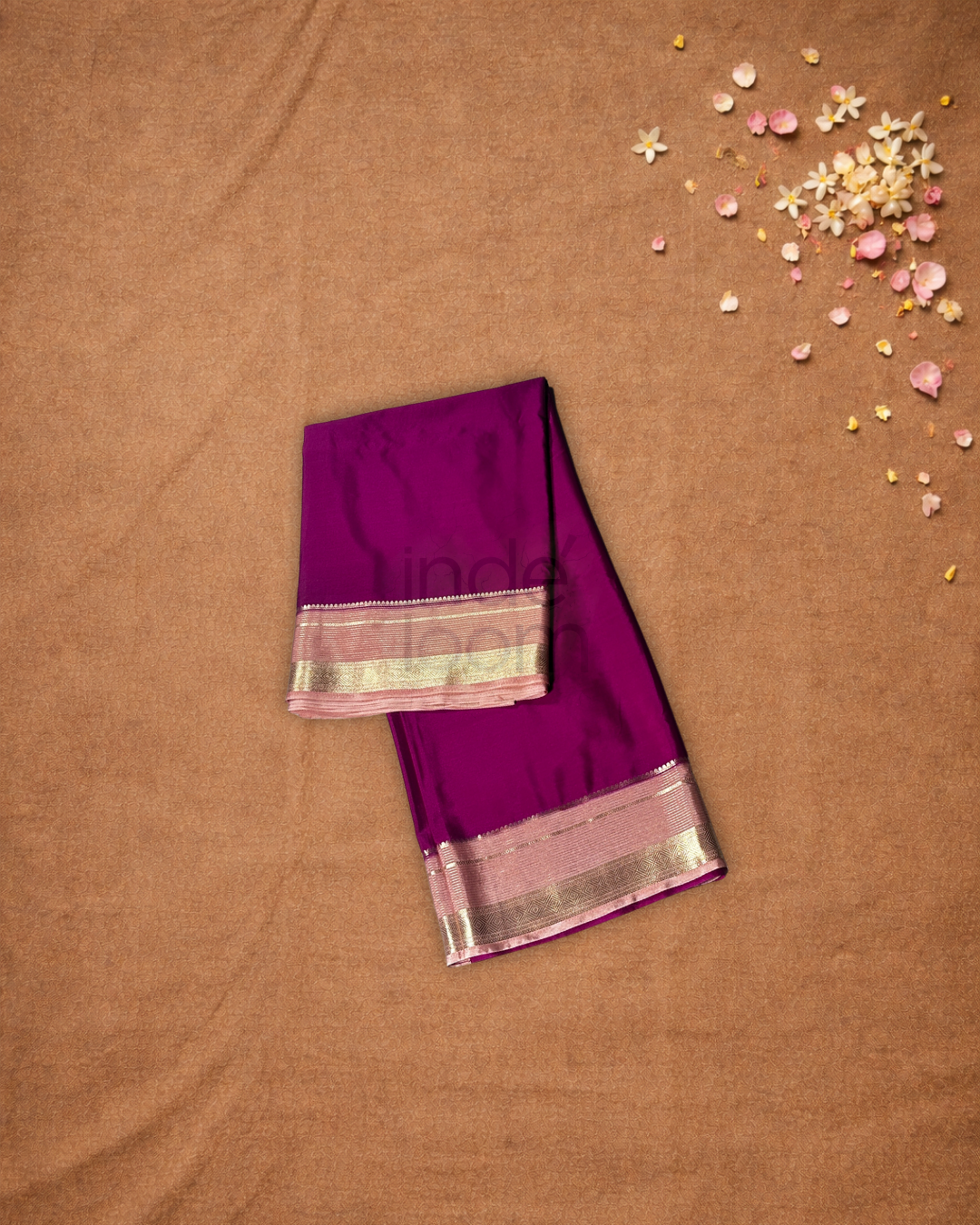 Mysore Silk Saree With Pink