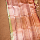 Silk Mark Certified Handloom Kanjivaram Silk Saree  |  Pistachio Green