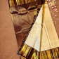 Kanjivaram Saree With Ivory White