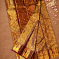 Silk Mark Certified Handloom Kanjivaram Silk Saree  |  Mustard Yellow